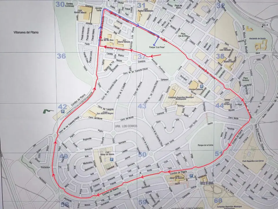 Recorrido dia de la rueda 2025